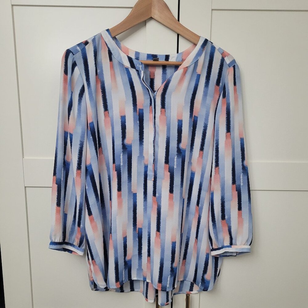 JM Collection Petite XL 3/4 Sleeve Hidden Placket